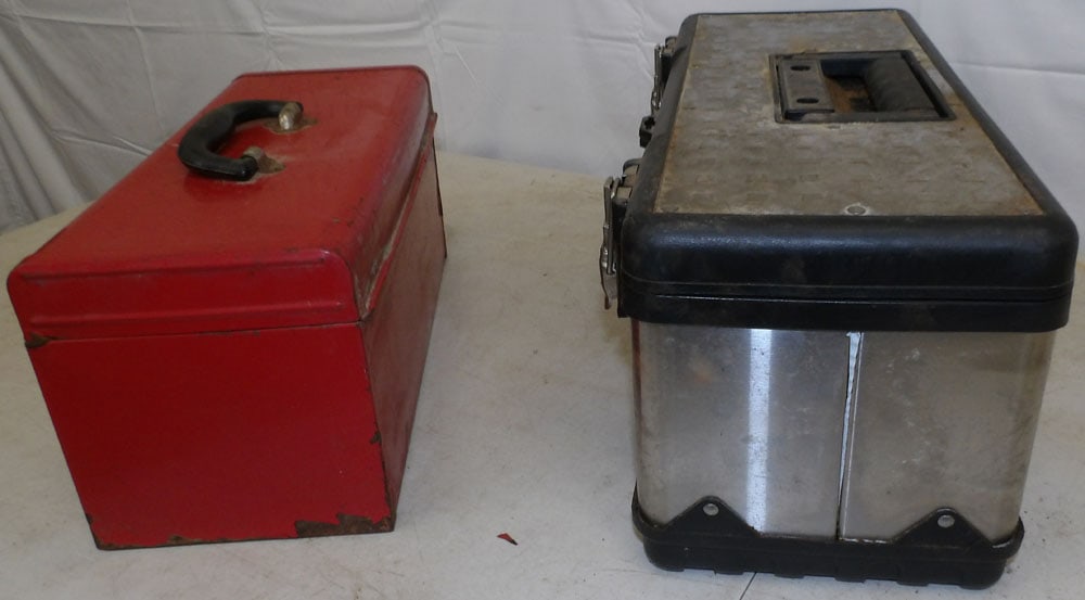 Two Boxes, (One Painted Metal) - 5