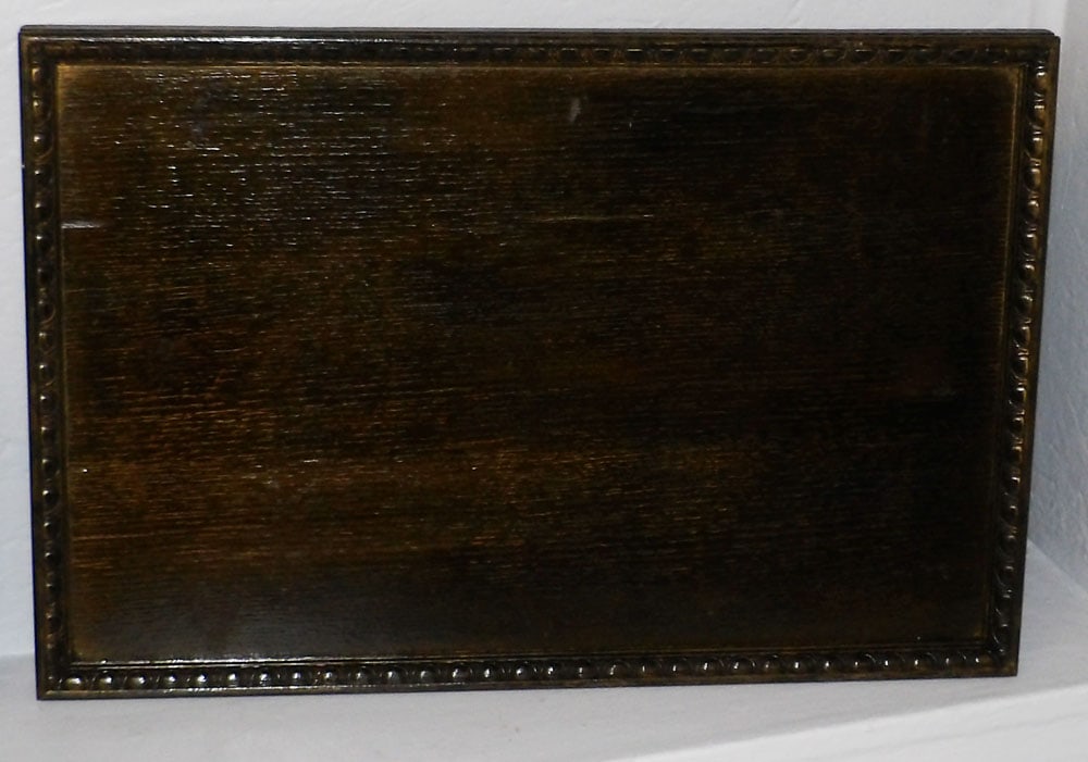 Two Antique Oak Trays - 4