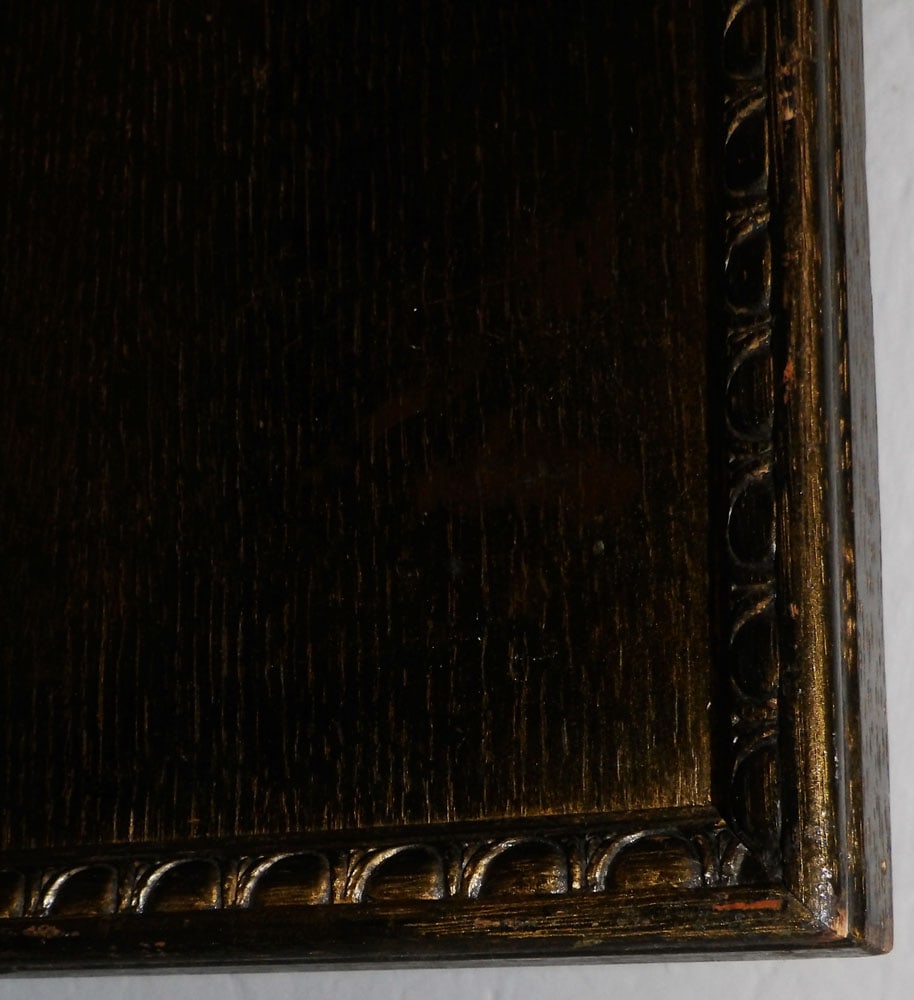 Two Antique Oak Trays - 5