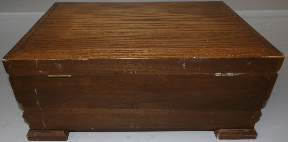 Oak Flatware Box - 8