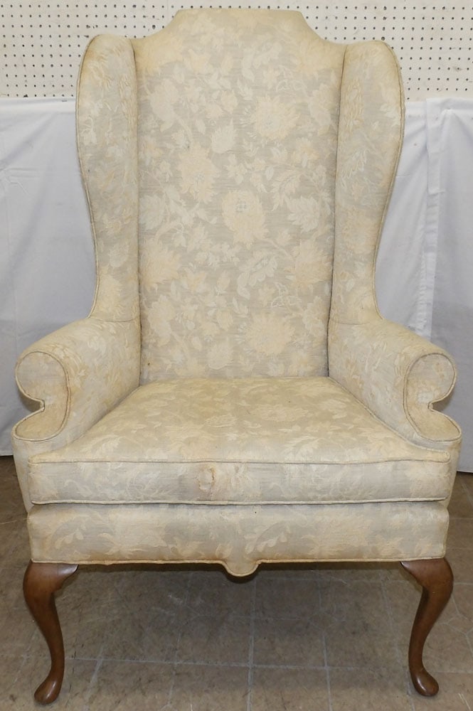 Upholstered Wing Back Chair by Heritage (1 of 7)