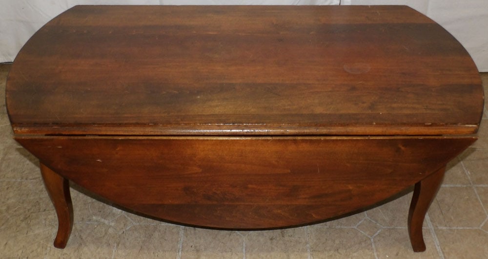 Cherry Drop Leaf Coffee Table - 5