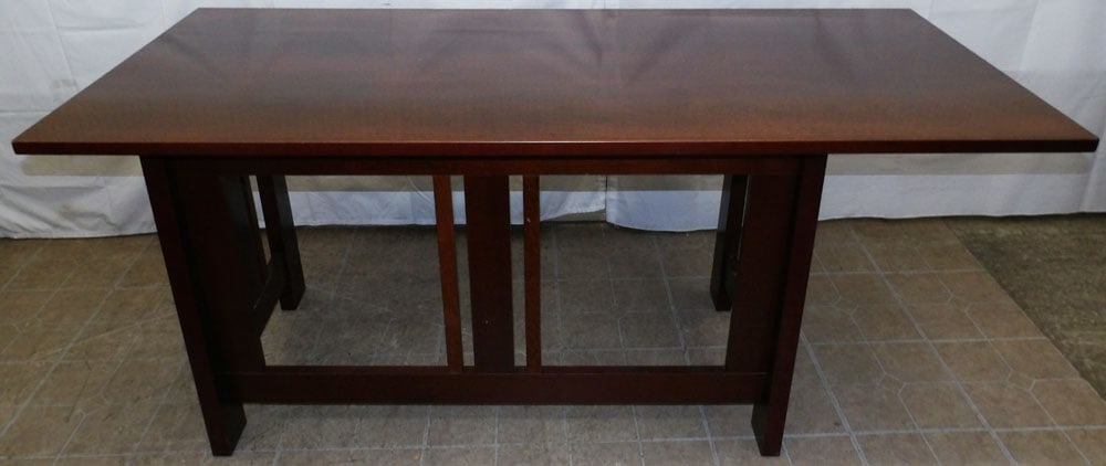 Modern Cherry Desk - 6