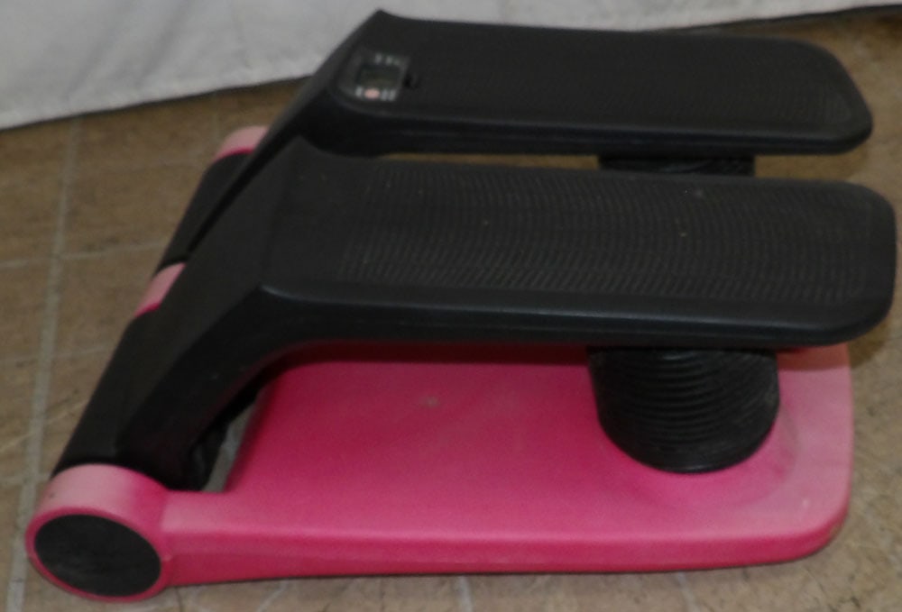 Exercise Stepper: Exercise Stepper . 9 3/4" H 19 1/4" W 23 1/2" D "ALL DESCRIPTIONS AND ANY CONDITION STATEMENT GIVEN BY LANGSTON AUCTION GALLERY ARE STRICTLY OPINIONS AND LANGSTON'S SHALL HAVE NO RESPONSIBILITY FOR