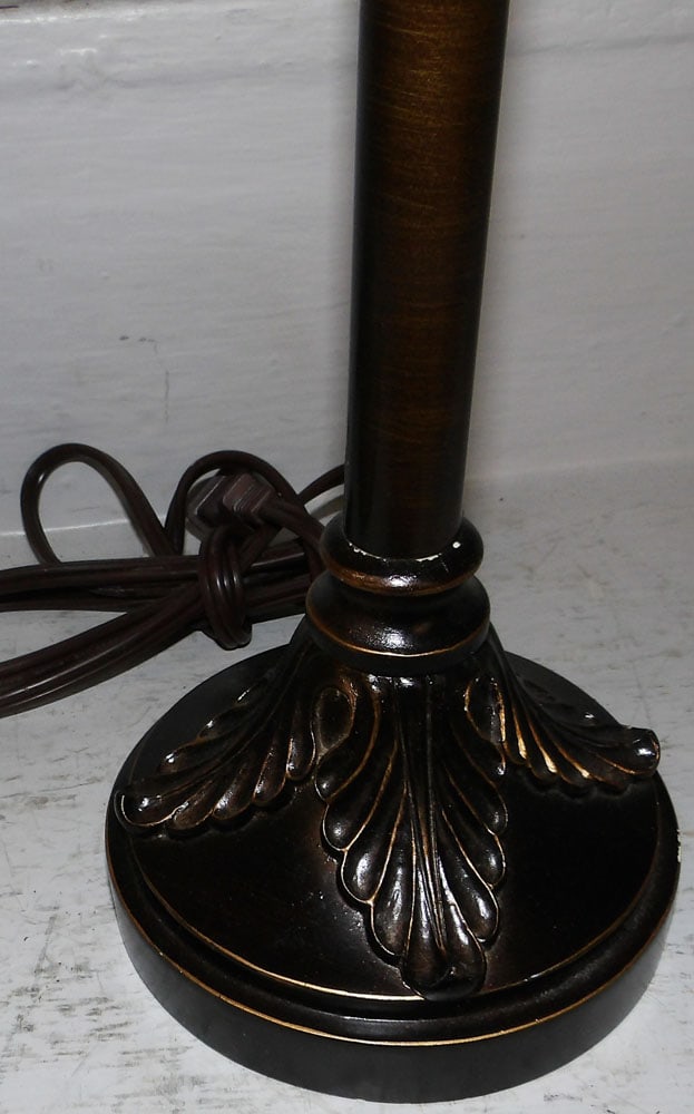 Three Painted Metal Lamps - 6