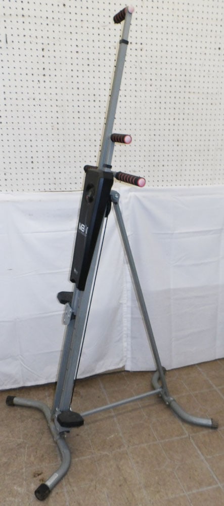 Maxi Exercise Climber: Maxi Exercise Climber. 65 1/4" H 26 1/2" W "ALL DESCRIPTIONS AND ANY CONDITION STATEMENT GIVEN BY LANGSTON AUCTION GALLERY ARE STRICTLY OPINIONS AND LANGSTON'S SHALL HAVE NO RESPONSIBILITY FOR ERRORS 