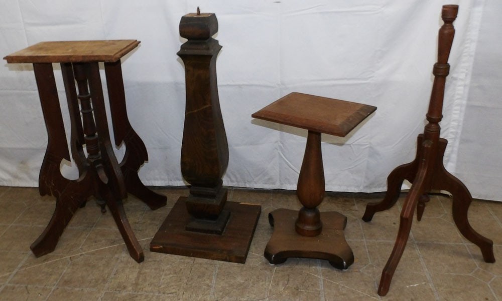 Lot of Wood Stand & Table Parts (1 of 3)