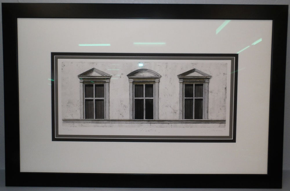 Framed Print Pencil Signed & Numbered: Framed Print Pencil Signed & Numbered. 25 1/2" x 39" "ALL DESCRIPTIONS AND ANY CONDITION STATEMENT GIVEN BY LANGSTON AUCTION GALLERY ARE STRICTLY OPINIONS AND LANGSTON'S SHALL HAVE NO RESPONSIBILITY
