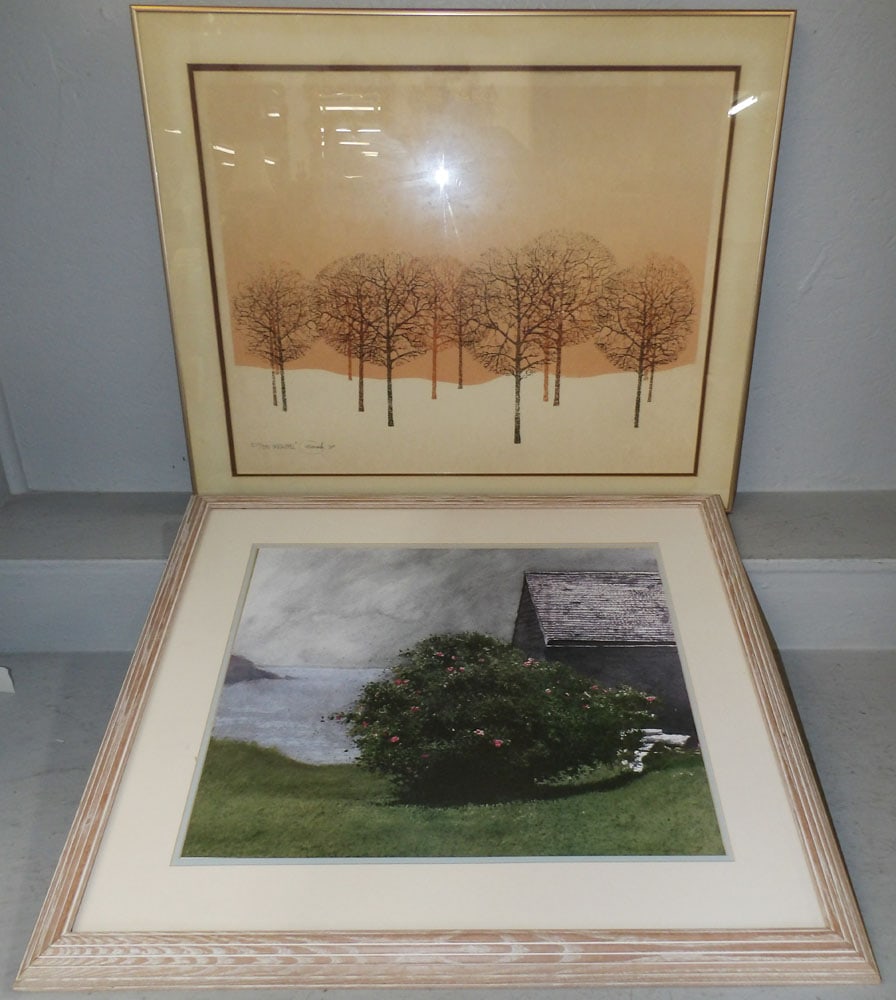 Two Framed Prints, (One Pencil Signed) (1 of 7)