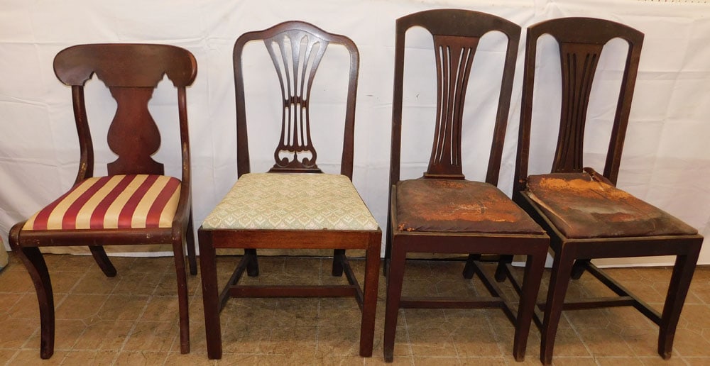 Lot of Four Mahogany Side Chairs (1 of 3)