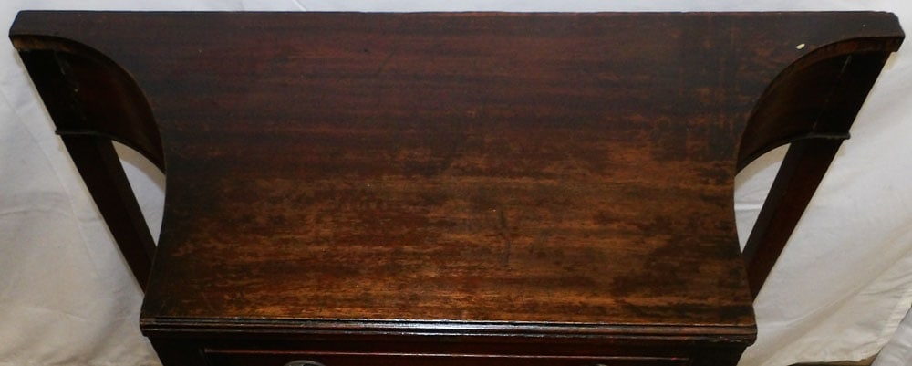Mahogany One Drawer Console - 2