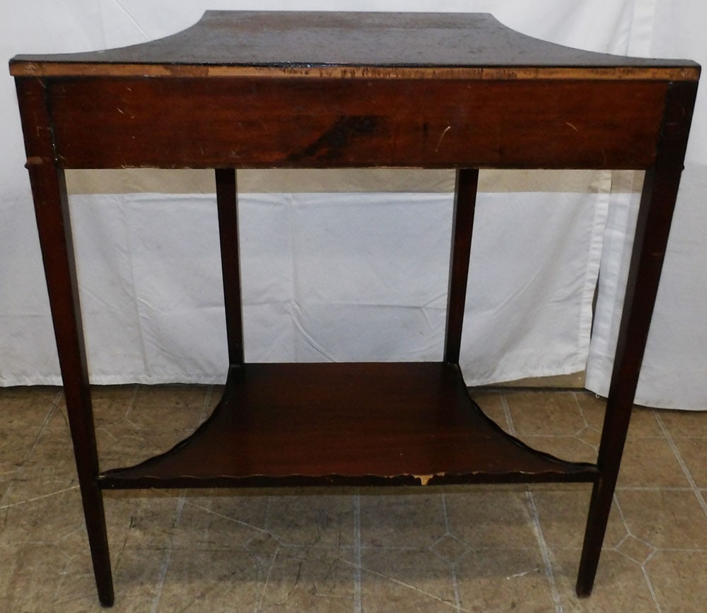 Mahogany One Drawer Console - 5