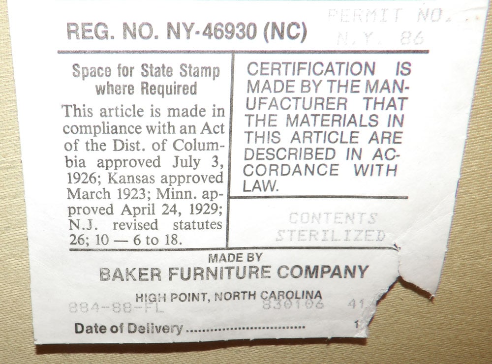 Upholstered Sofa by Baker - 6