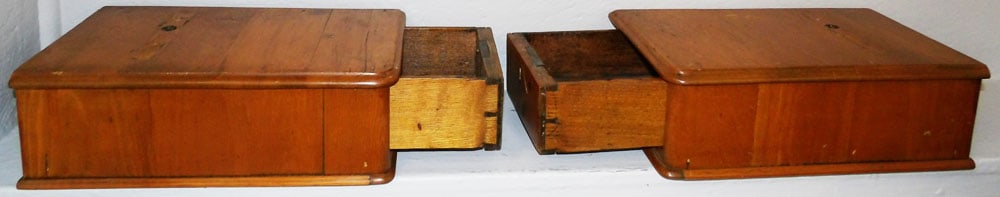 Pair of Antique Pine Boxes - 3