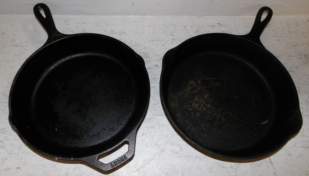 Two Cast Iron Skillets - 2