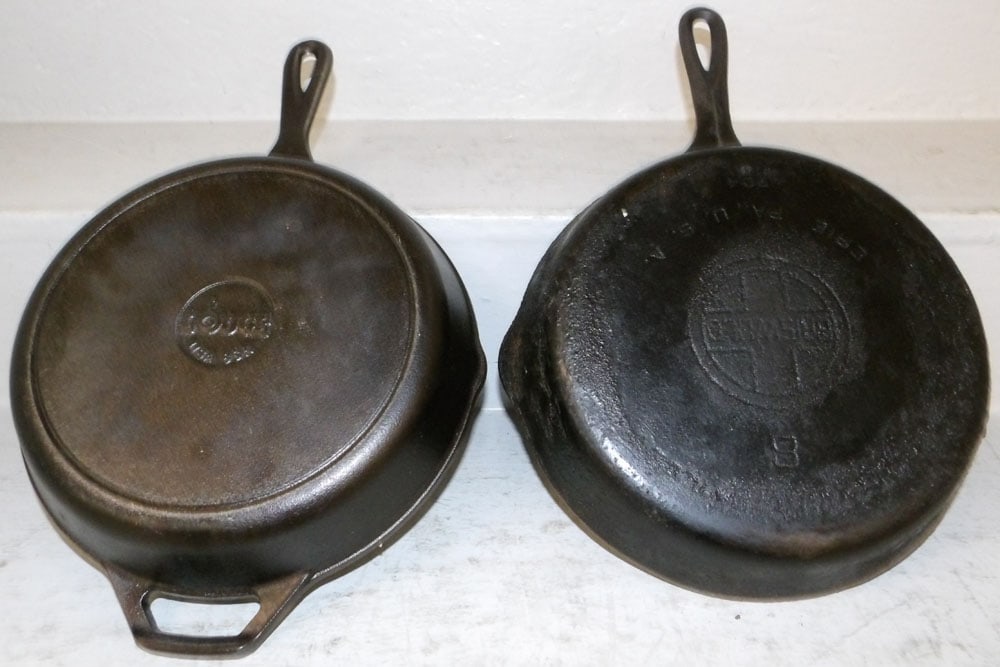 Two Cast Iron Skillets - 4