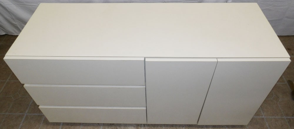 Modern Three Drawer Two Door Cabinet - 2