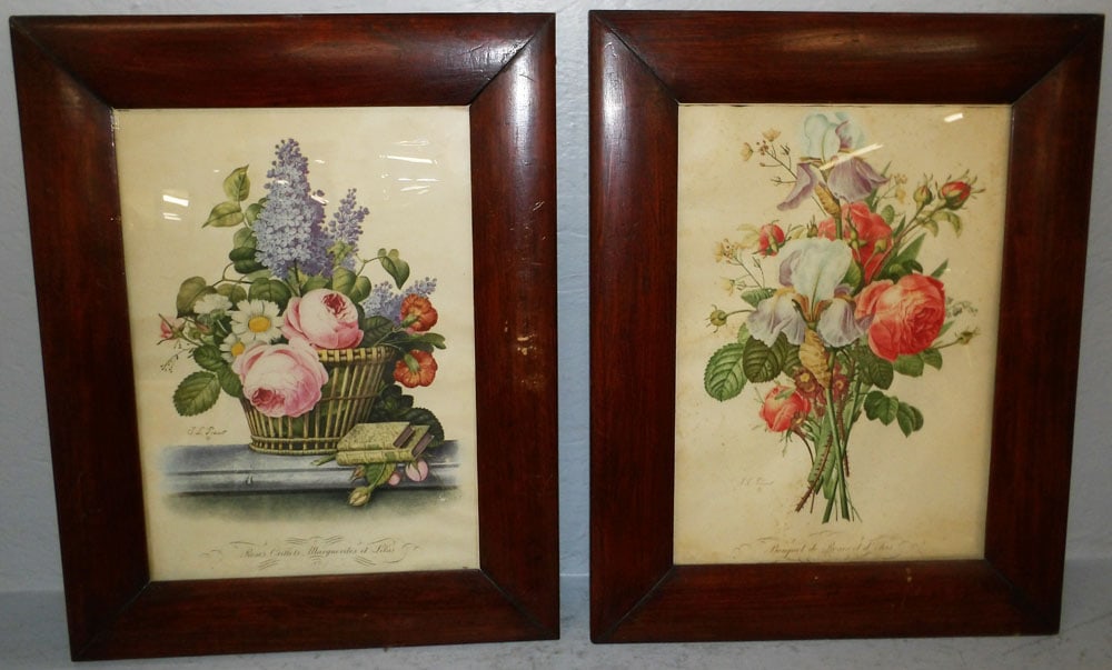 Two Framed Prints: Two Framed Prints. Up to 22 3/4" x 17 1/2" "ALL DESCRIPTIONS AND ANY CONDITION STATEMENT GIVEN BY LANGSTON AUCTION GALLERY ARE STRICTLY OPINIONS AND LANGSTON'S SHALL HAVE NO RESPONSIBILITY FOR ERRORS