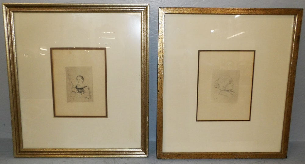 Two Framed Etchings (1 of 6)