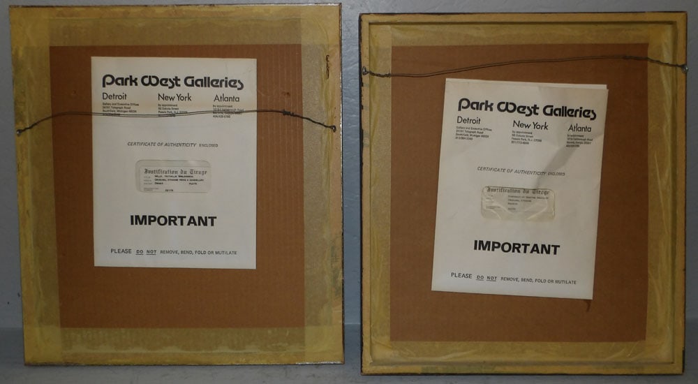 Two Framed Etchings - 4