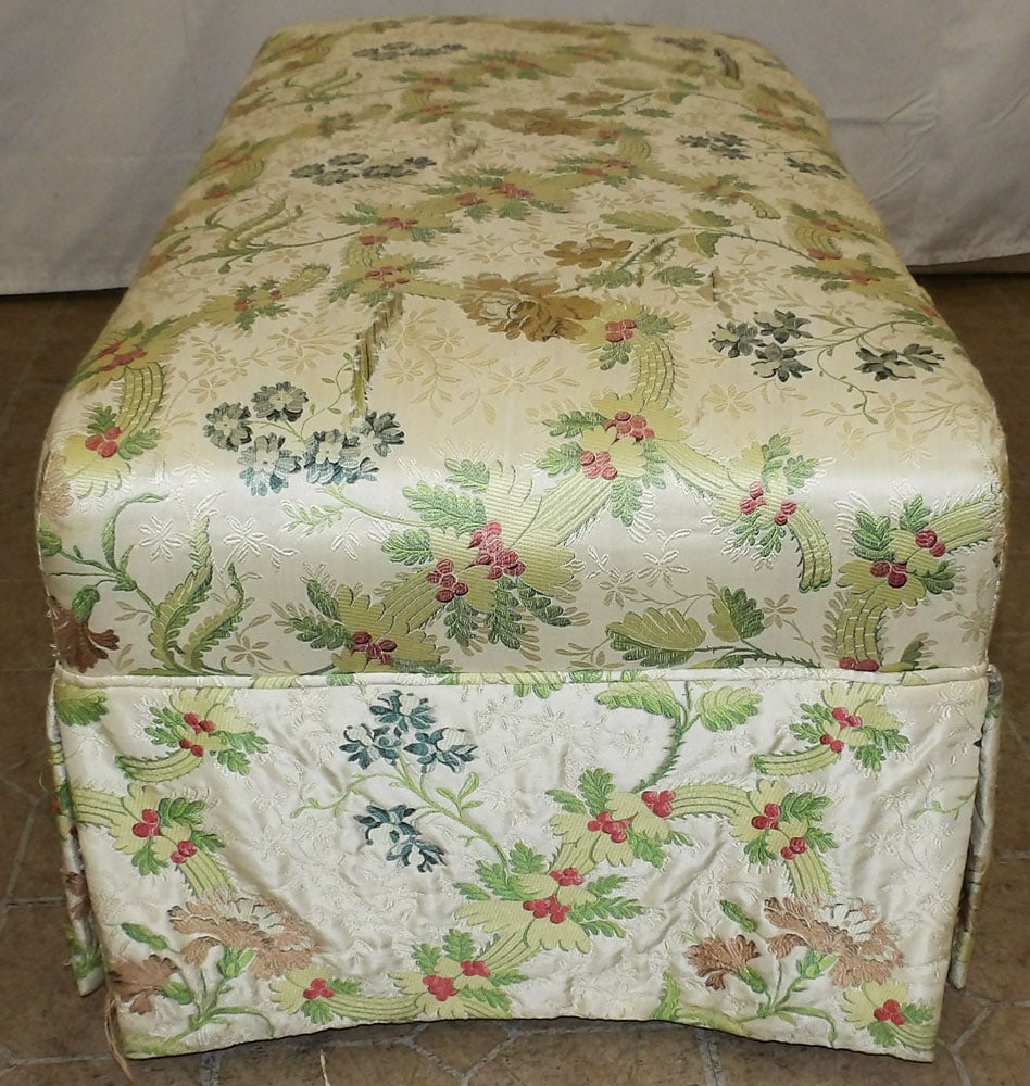 Upholstered Bench, (As Found) - 2