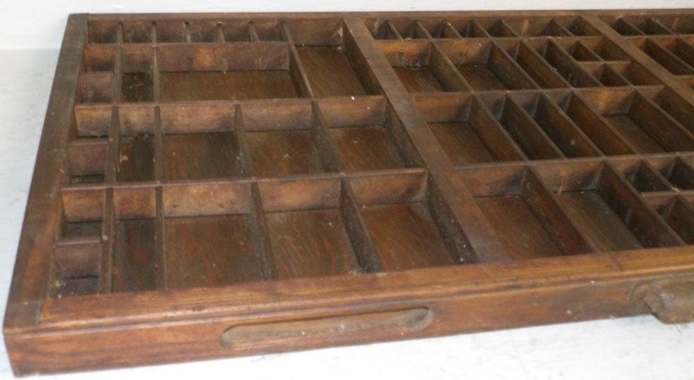 Antique Printers Tray - 2