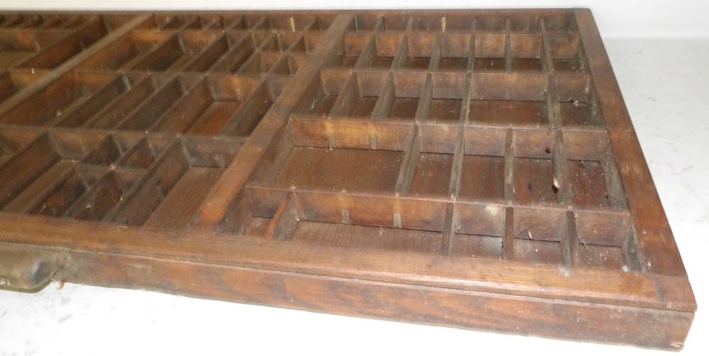 Antique Printers Tray - 3
