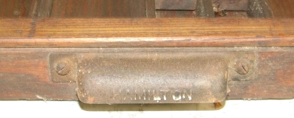 Antique Printers Tray - 4