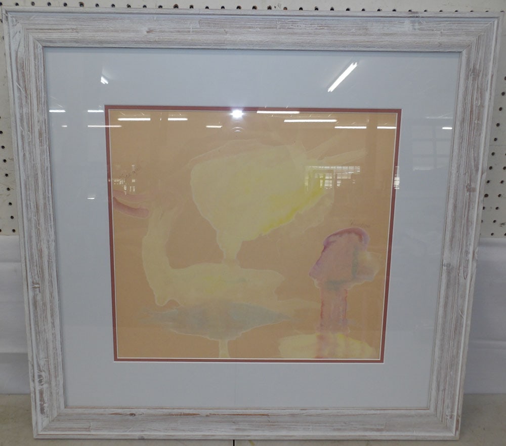 Framed Print: Framed Print . 21" x 39 1/4" "ALL DESCRIPTIONS AND ANY CONDITION STATEMENT GIVEN BY LANGSTON AUCTION GALLERY ARE STRICTLY OPINIONS AND LANGSTON'S SHALL HAVE NO RESPONSIBILITY FOR ERRORS OR OMISSIONS.