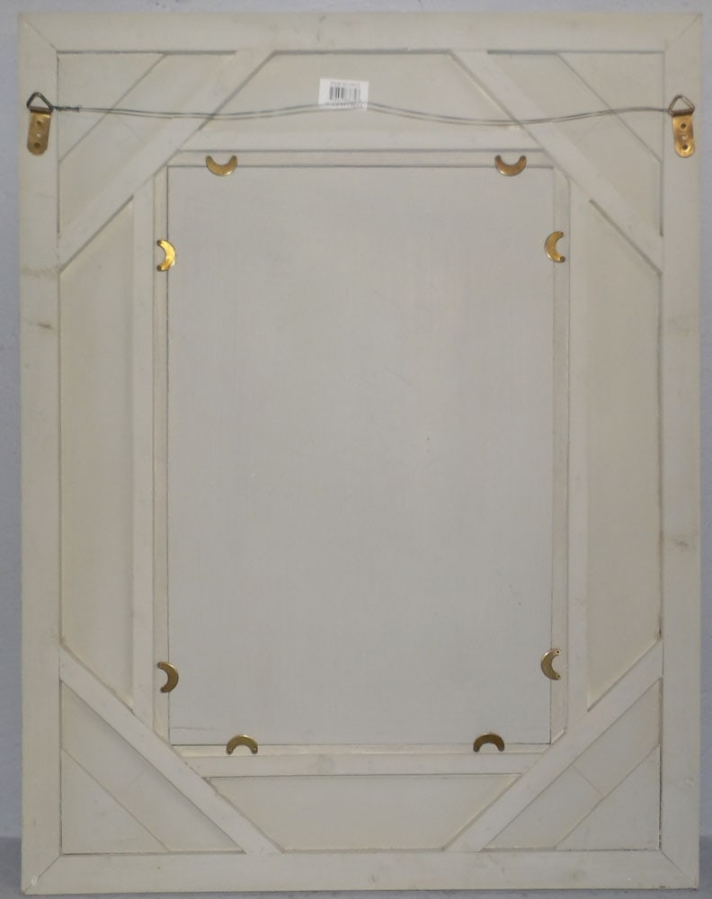 Painted Wood Frame Mirror - 4