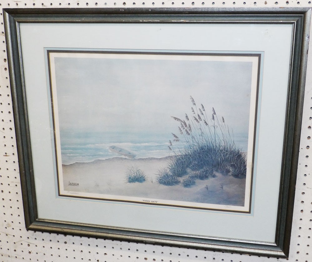 Framed Print Pencil Signed & Numbered: Framed Print Pencil Signed & Numbered. 26" x 30 3/4" "ALL DESCRIPTIONS AND ANY CONDITION STATEMENT GIVEN BY LANGSTON AUCTION GALLERY ARE STRICTLY OPINIONS AND LANGSTON'S SHALL HAVE NO RESPONSIBILITY