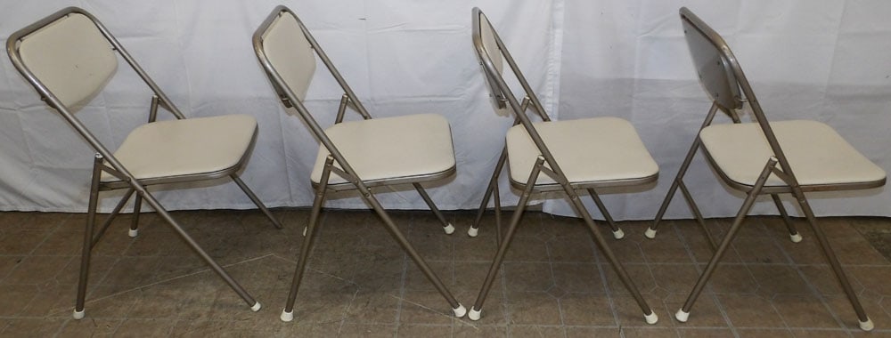 Four Samsonite Folding Chairs - 4