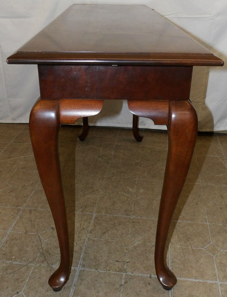 Cherry Queen Anne Style Sofa Table - 3