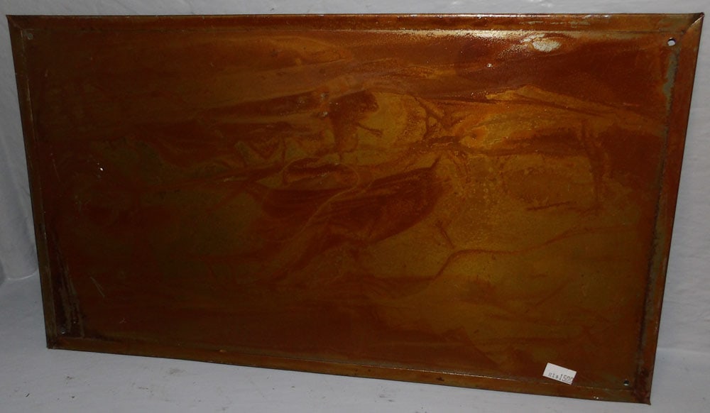 Painted Metal Sign - 2