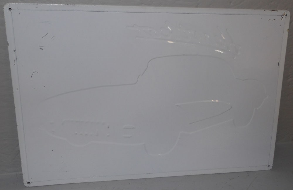 Painted Metal Sign - 2