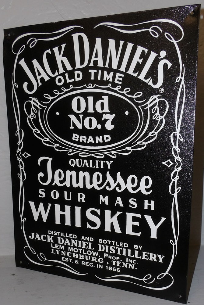 Painted Metal Sign: Painted Metal Sign. 16" x 12" "ALL DESCRIPTIONS AND ANY CONDITION STATEMENT GIVEN BY LANGSTON AUCTION GALLERY ARE STRICTLY OPINIONS AND LANGSTON'S SHALL HAVE NO RESPONSIBILITY FOR ERRORS OR