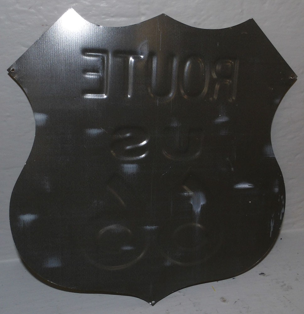 Painted Metal Sign - 2