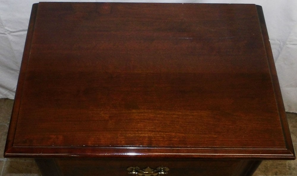 Cherry Three Drawer Night Stand - 2