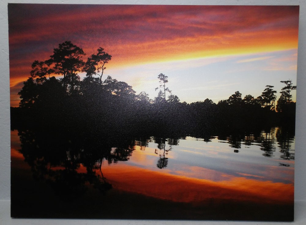 Framed Print on Canvas: Framed Print on Canvas . 30 1/4" x 40 1/4" "ALL DESCRIPTIONS AND ANY CONDITION STATEMENT GIVEN BY LANGSTON AUCTION GALLERY ARE STRICTLY OPINIONS AND LANGSTON'S SHALL HAVE NO RESPONSIBILITY FOR ERRORS 