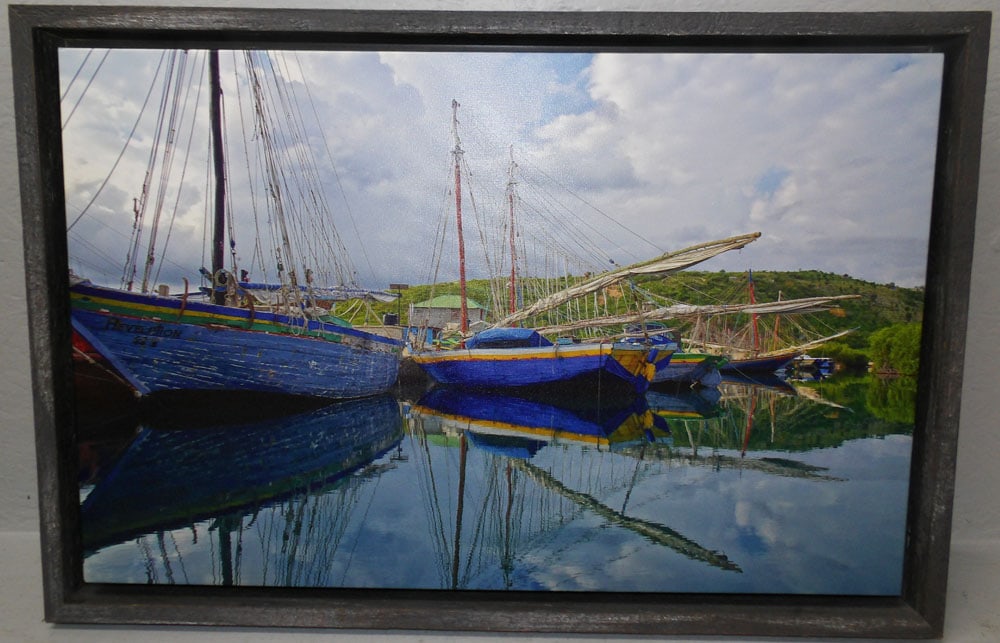 Framed Print on Canvas: Framed Print on Canvas . 20 1/2" x 30 3/4" "ALL DESCRIPTIONS AND ANY CONDITION STATEMENT GIVEN BY LANGSTON AUCTION GALLERY ARE STRICTLY OPINIONS AND LANGSTON'S SHALL HAVE NO RESPONSIBILITY FOR ERRORS 