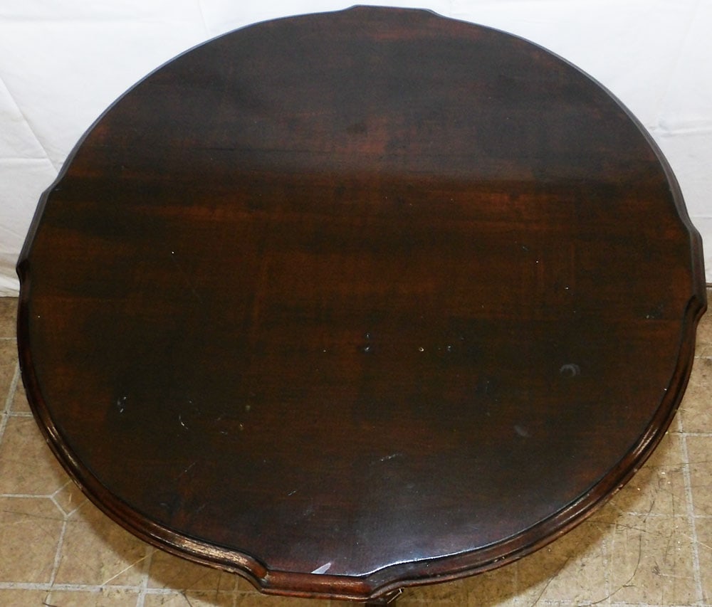 Antique Walnut Lamp Table - 2