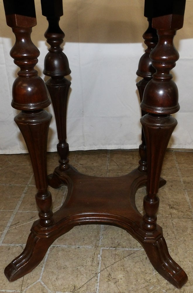 Antique Walnut Lamp Table - 3