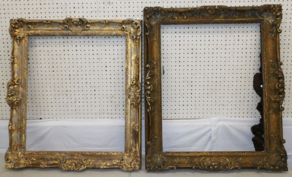 Two Gilded Carved Wood Ornate Frames (1 of 5)