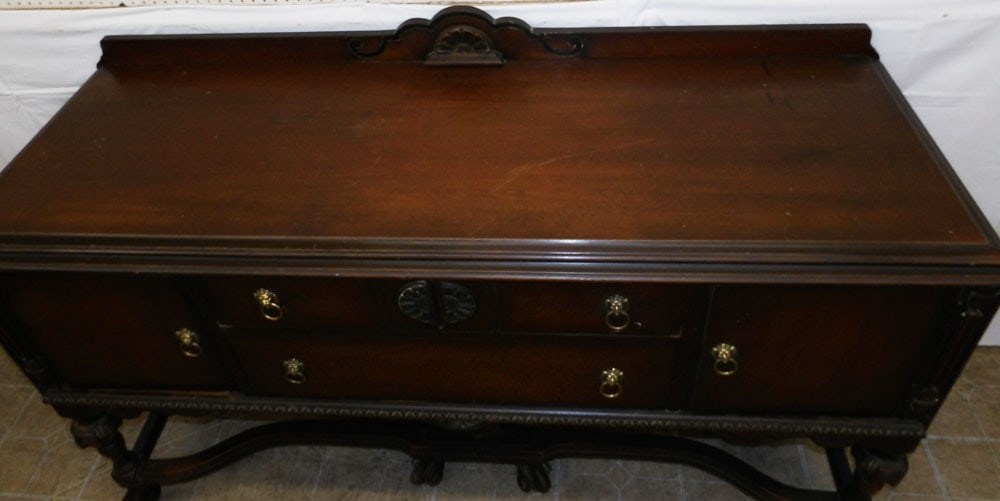 Antique Walnut Sideboard - 2