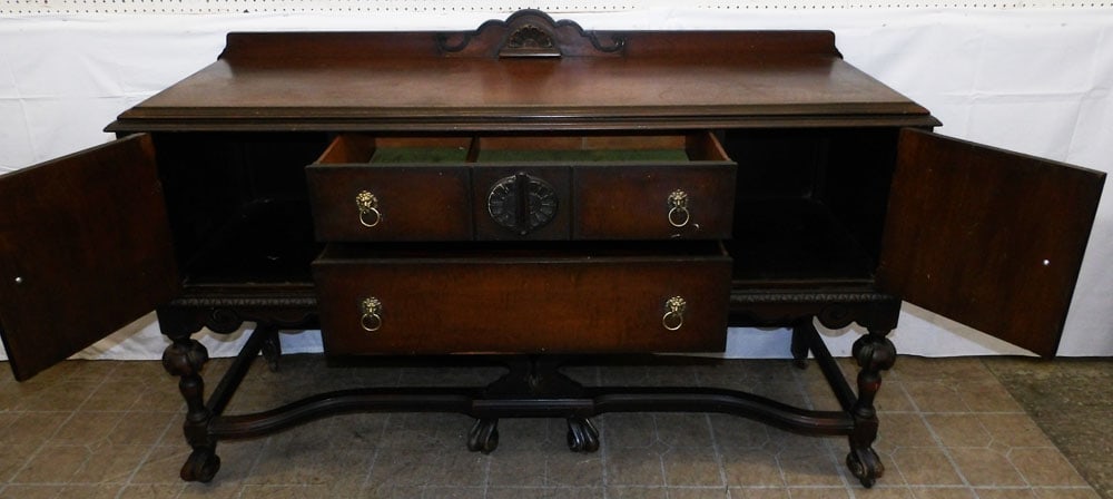 Antique Walnut Sideboard - 4