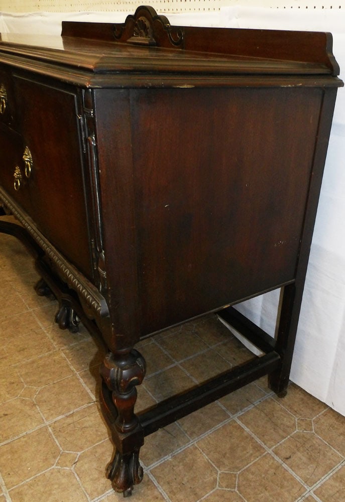 Antique Walnut Sideboard - 9