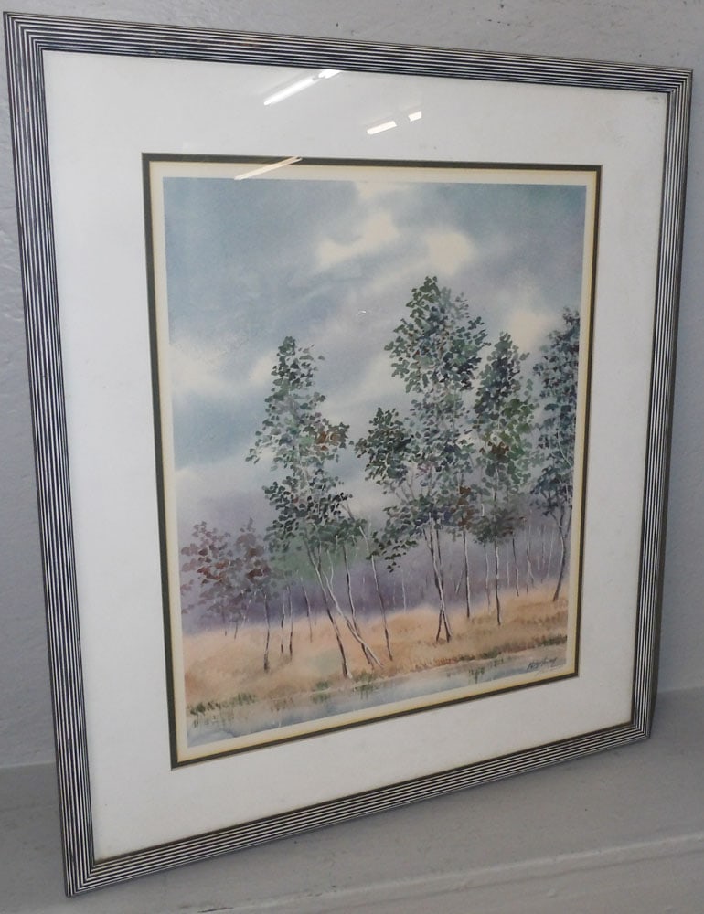Framed Print Pencil Signed: Framed Print Pencil Signed. 28 3/4" x 24 1/2" "ALL DESCRIPTIONS AND ANY CONDITION STATEMENT GIVEN BY LANGSTON AUCTION GALLERY ARE STRICTLY OPINIONS AND LANGSTON'S SHALL HAVE NO RESPONSIBILITY FOR