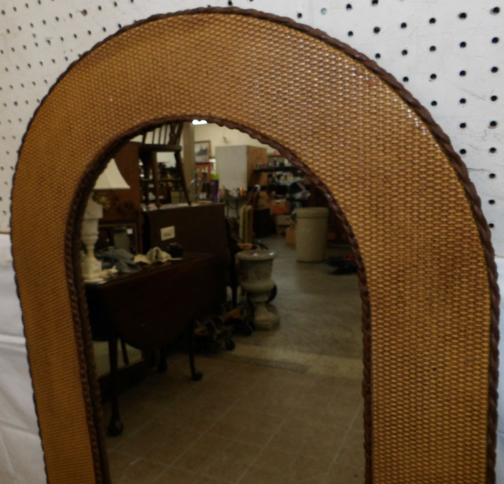Rattan Framed Mirror - 2