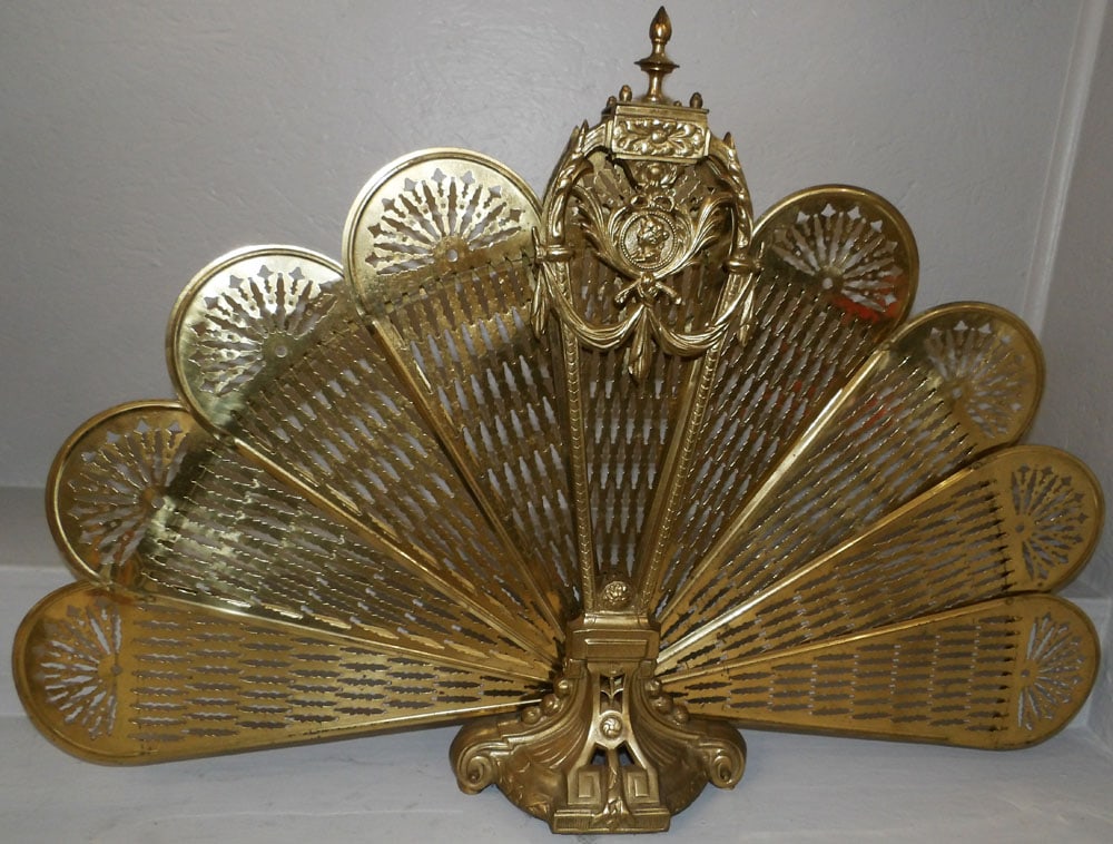 Brass Fireplace Screen (1 of 4)
