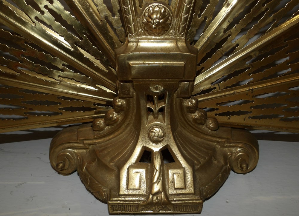 Brass Fireplace Screen - 2